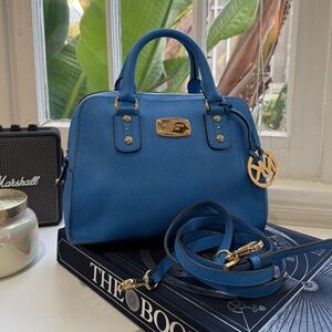 Michael Kors Blue Satchel
